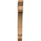 Ekena Millwork Legacy Slat Smooth Bracket, Western Red Cedar, 3 1/2"W x 24"D x 32"H BKT04X24X32LEC06SWR - alternate 4